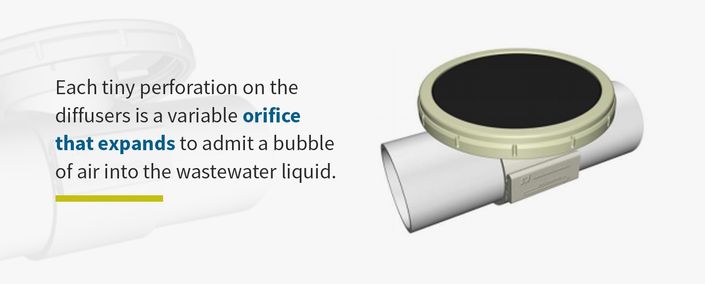 how do rubber diffuser membranes work