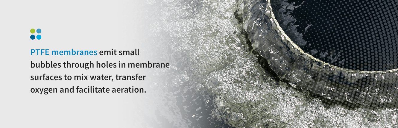 PTFE membranes that hold bacteria in the MBBR system are durable and long-lasting, which gives the overall MBBR system a long life span.