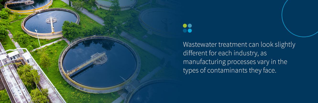 types of wastewater treatment contaminants